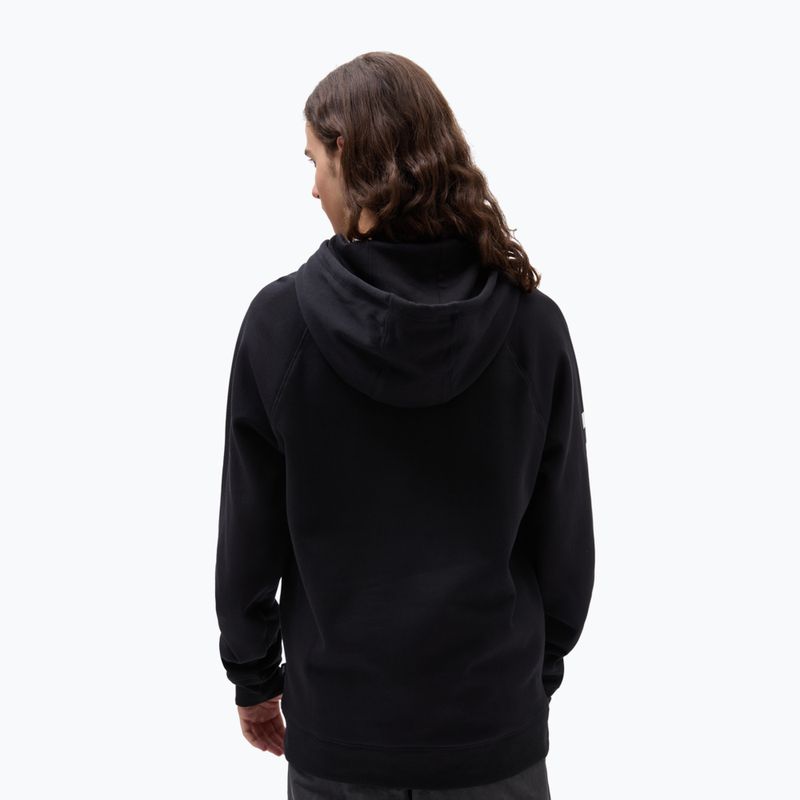 Felpa con cappuccio Vans Mn Versa Standard Uomo Nero/Checkerboard 2