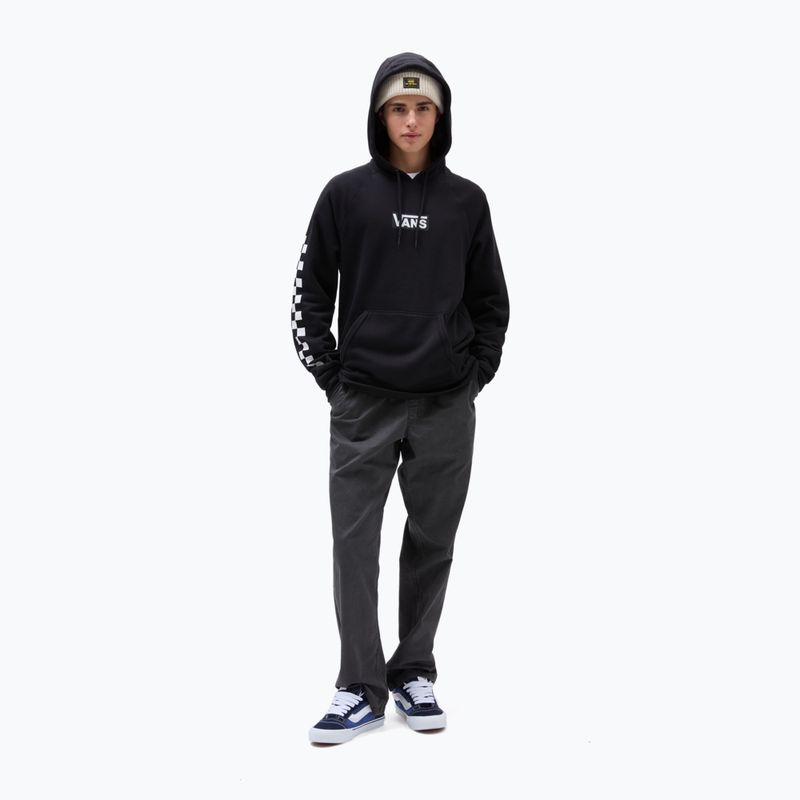 Felpa con cappuccio Vans Mn Versa Standard Uomo Nero/Checkerboard 3