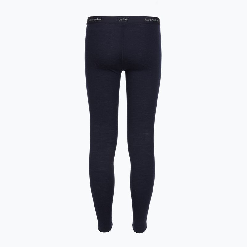 Pantaloni termici per bambini icebreaker Kids 200 Oasis midnight navy 2