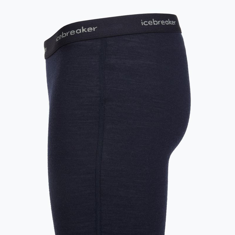 Pantaloni termici per bambini icebreaker Kids 200 Oasis midnight navy 4