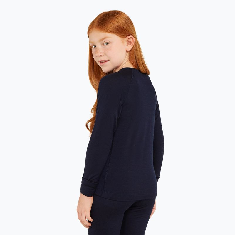 Maglia termica per bambini icebreaker 200 Oasis Crewe midnight navy 7