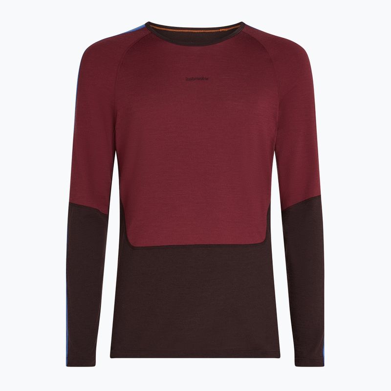 Maglia termica da uomo icebreaker Merino 200 Sonebula LS Crewe bittersweet/port 8