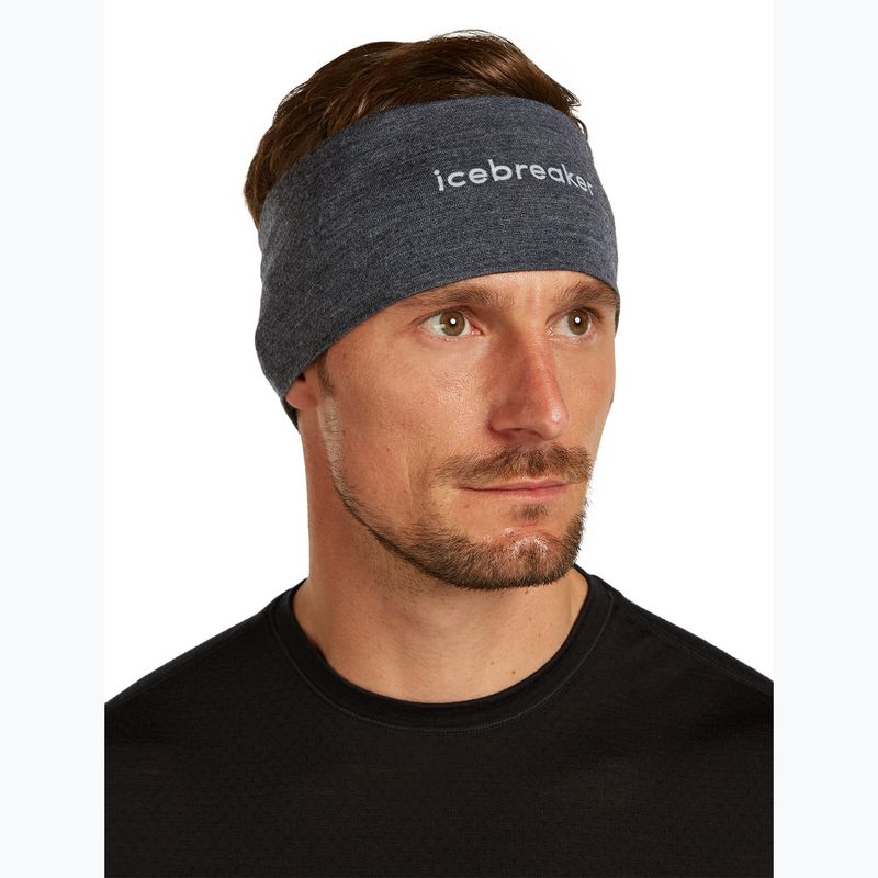 Fascia per la testa Icebreaker Merino 200 Oasis Headband jet heather 4