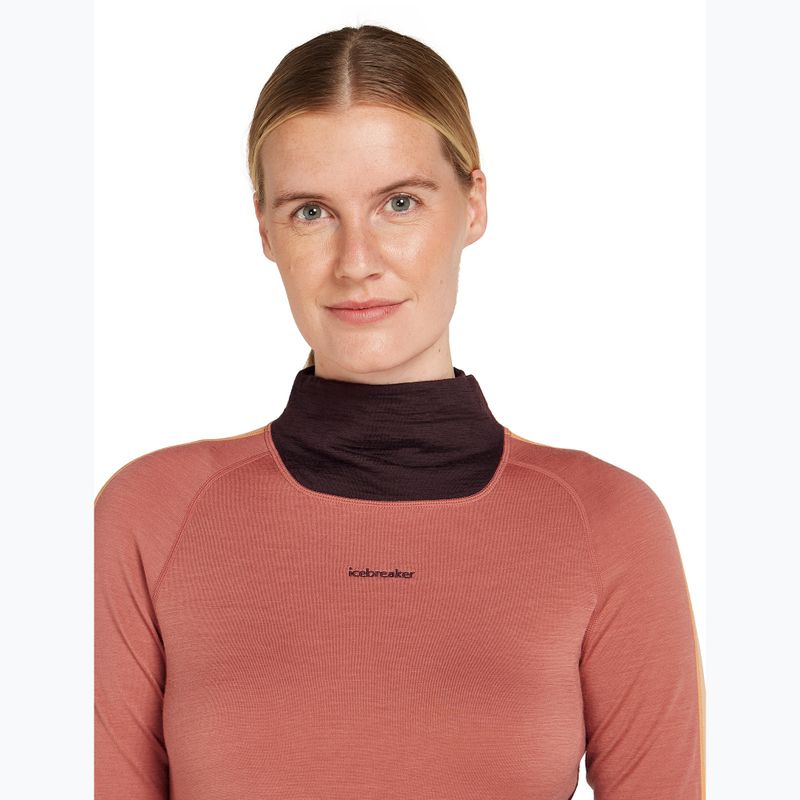 Maglia termica da donna icebreaker 200 Oasis Sonebula High Neck bittersweet/cedar 4