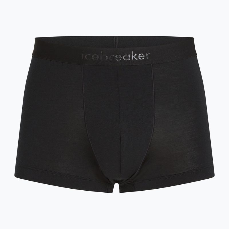 Boxer termico da uomo icebreaker Merino 125 Cool-Lite Anatomica Trunks nero