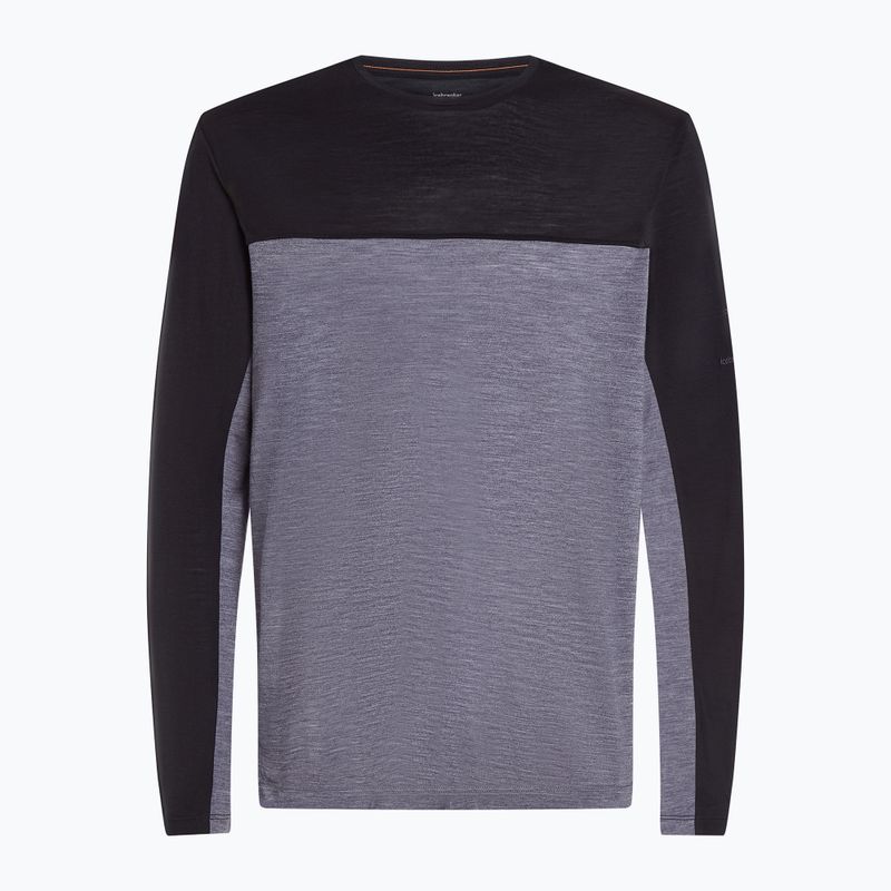 Icebreaker trekking uomo manica lunga Merino 125 Cool-Lite Sphere LS Tee Colour Block grafite 7