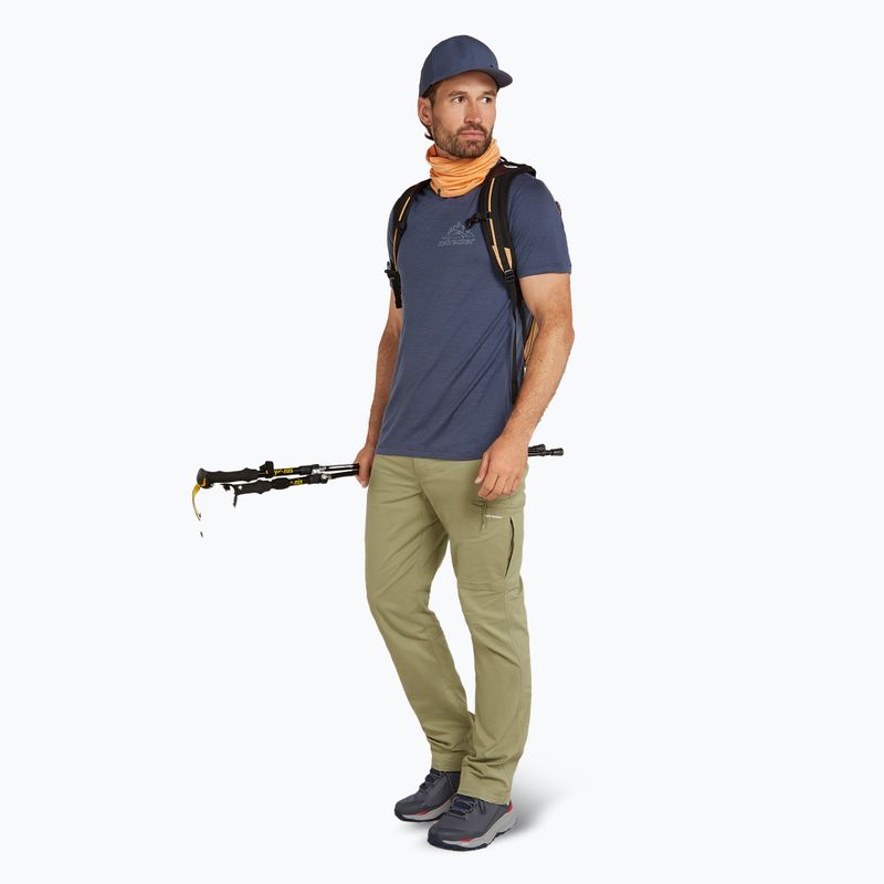 Icebreaker Merino 150 Tech Lite Back Pack Uomo Camicia da trekking in grafite 5