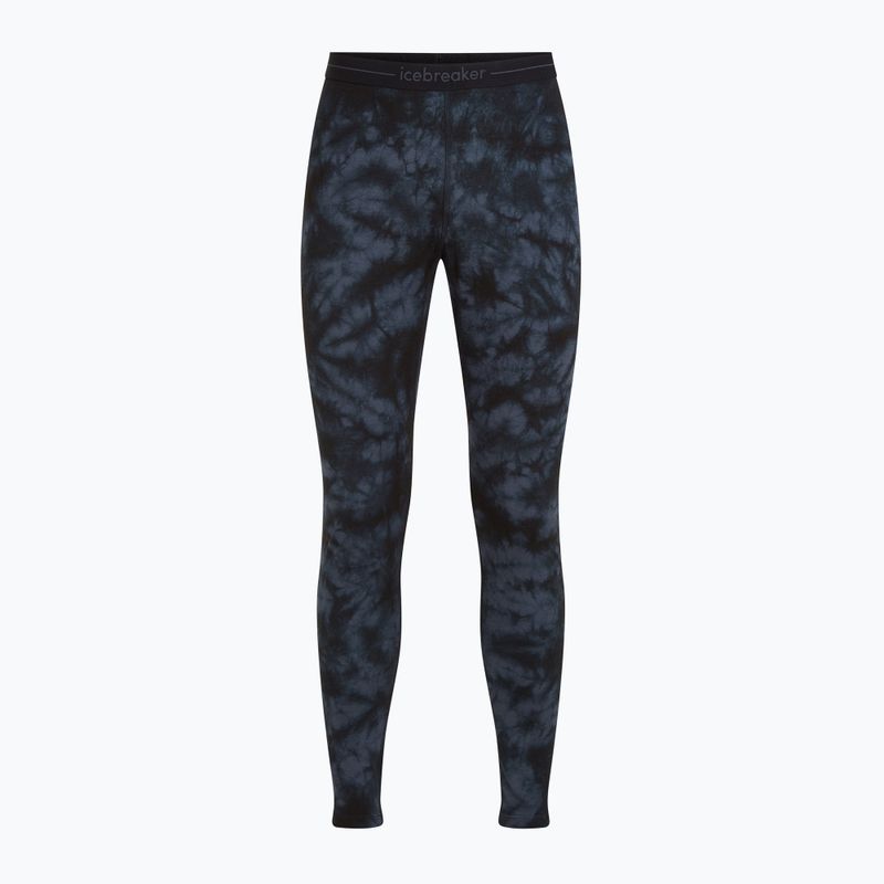 Pantaloni termici da uomo icebreaker Merino 200 Oasis Leggings Cloud Dye grafite/nero 7