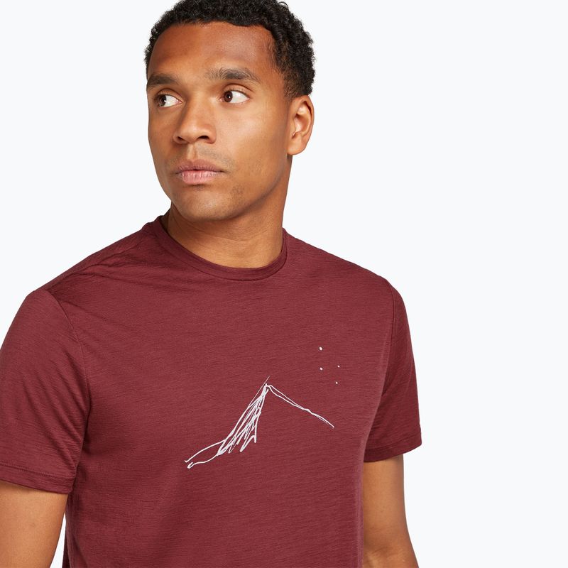 Uomo Icebreaker Merino 150 Tech Lite Southern Constellation port trekking shirt 4