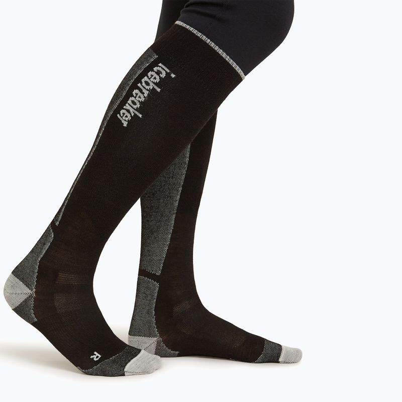 Calze da sci Icebreaker da uomo Merino Ski+ Ultralight OTC nero/etere/grafite 2