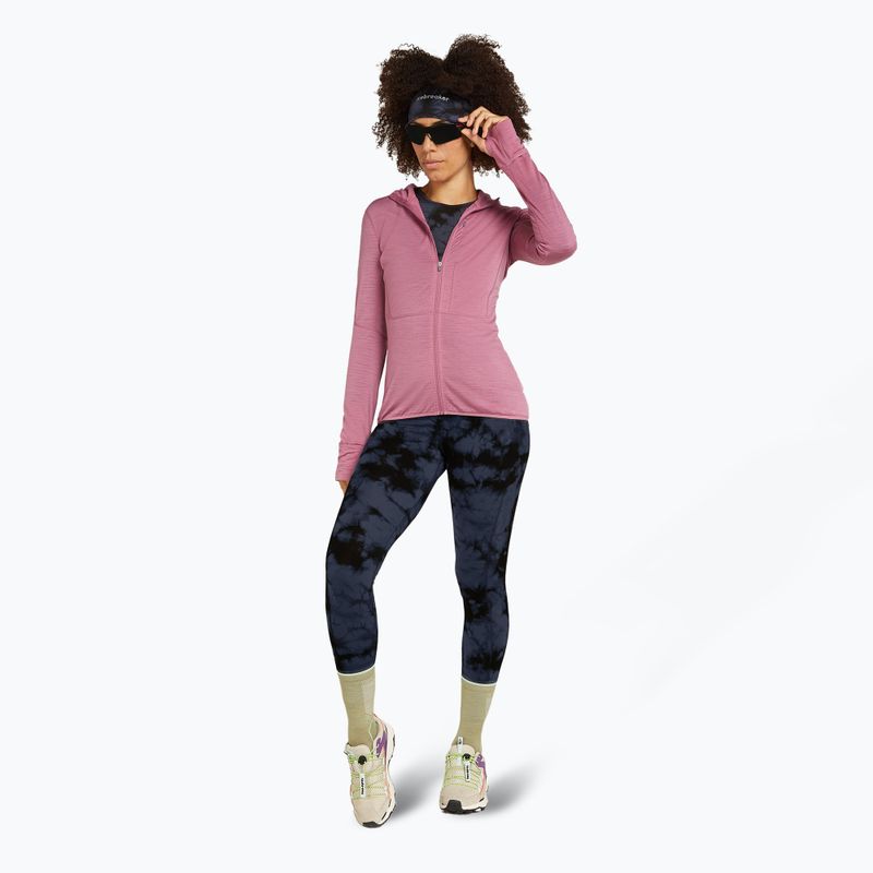 Icebreaker donna manica lunga termica Merino 200 Oasis Crewe Cloud Dye grafite/nero 6