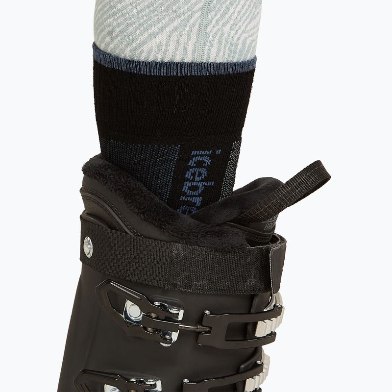 Calze da sci donna Icebreaker Merino Ski+ Light OTC black/dawn/graphite 4