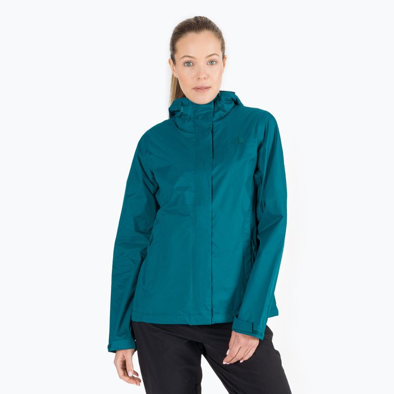 Giacca antipioggia donna The North Face Venture 2 blu monterey