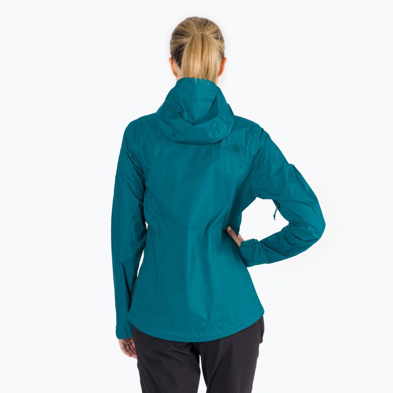 Giacca antipioggia donna The North Face Venture 2 blu monterey 4