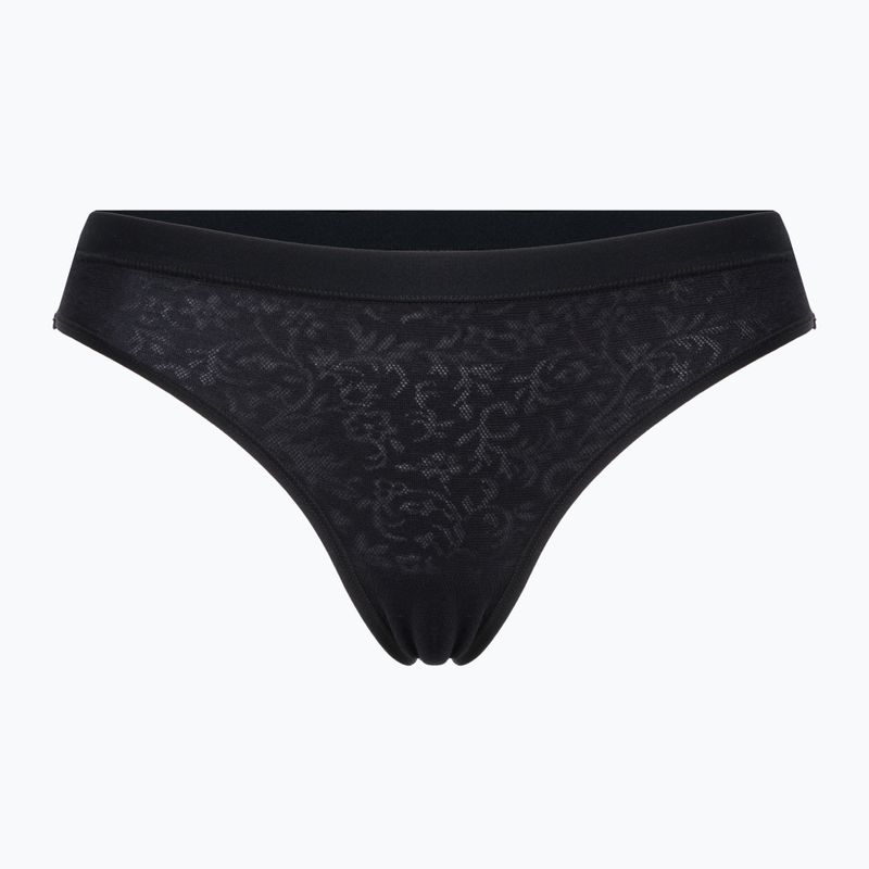 Slip termico donna Smartwool Merino Lace Bikini Boxed nero