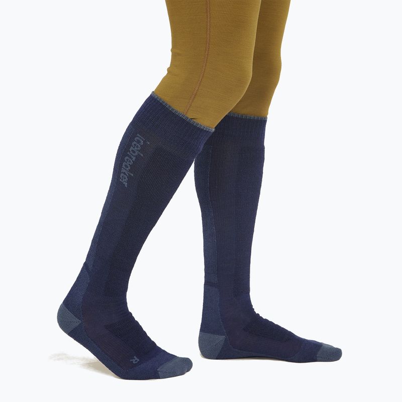 Calze da sci uomo Icebreaker Merino Ski+ Medium OTC royal navy/dawn/midnight navy 2