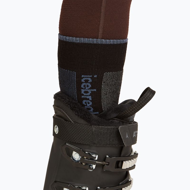 Calze da sci donna icebreaker Merino Ski+ Ultralight OTC black/dawn/graphite 4