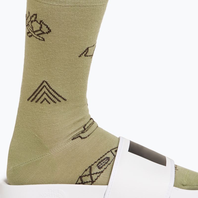 Calze da trekking Icebreaker Merino Ultralight Crew Camp Ess lichen/bittersweet da uomo 4