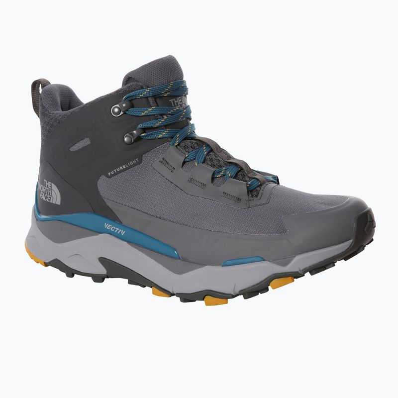 Scarponi da trekking da uomo The North Face Vectiv Exploris Mid Futurelight grigio zinco/grigio asfalto 9