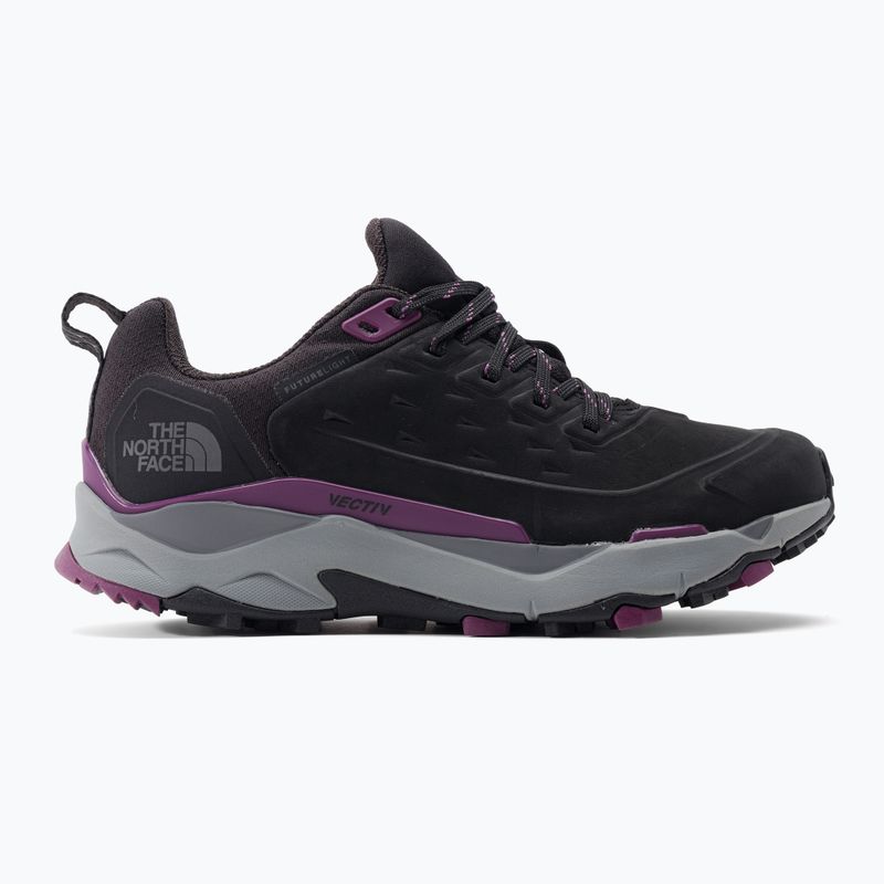 Stivali da trekking da donna The North Face Vectiv Exploris Futurelight Leather lthr nero/pioggia viola 2