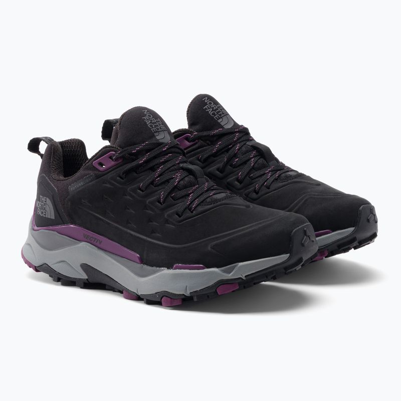 Stivali da trekking da donna The North Face Vectiv Exploris Futurelight Leather lthr nero/pioggia viola 5