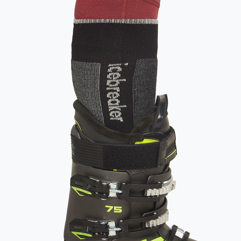 Calze da sci uomo Icebreaker Merino Ski+ Medium OTC black/ether/graphite 6