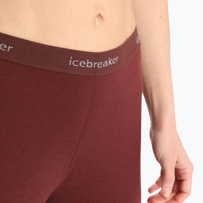 Pantaloni termici donna icebreaker 200 Oasis espresso 4