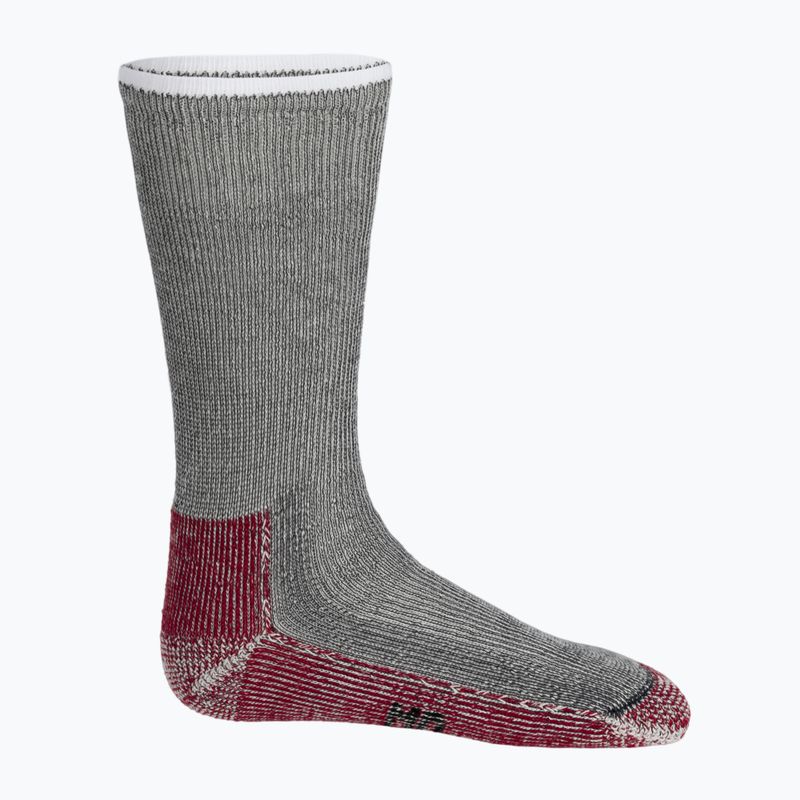 Calzini da trekking Smartwool Classic Mountaineer Maximum Cushion Crew grigio-rosso SW013300003 2