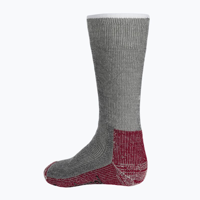 Calzini da trekking Smartwool Classic Mountaineer Maximum Cushion Crew grigio-rosso SW013300003 3