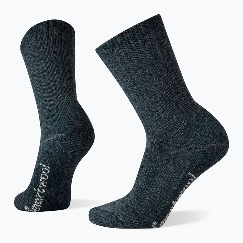 Calze da trekking da donna Smartwool Hike Classic Edition Full Cushion Solid Crew blu crepuscolo