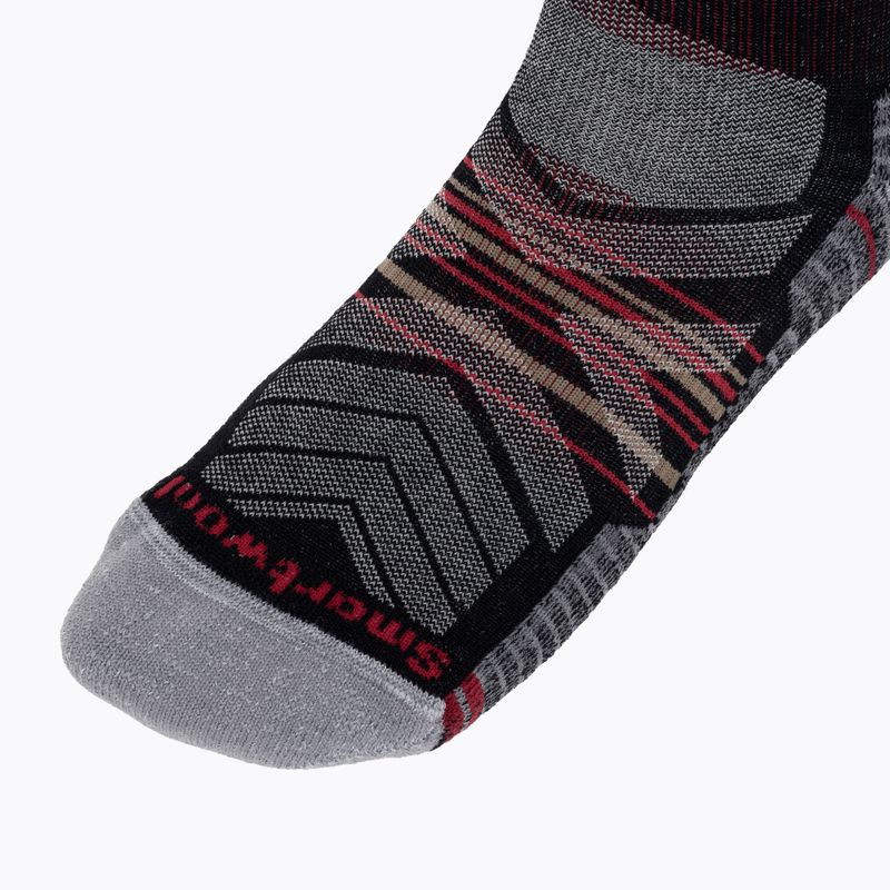 Smartwool Hike Light Cushion Mountain Pattern Crew calze da trekking nere 3