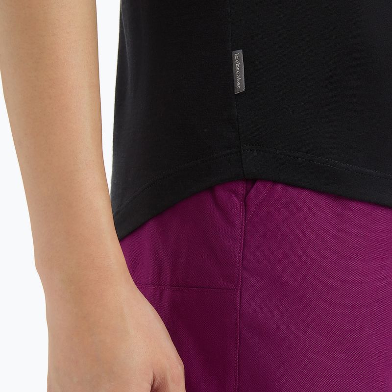 Camicia da trekking Icebreaker Sphere II da donna, nero 5