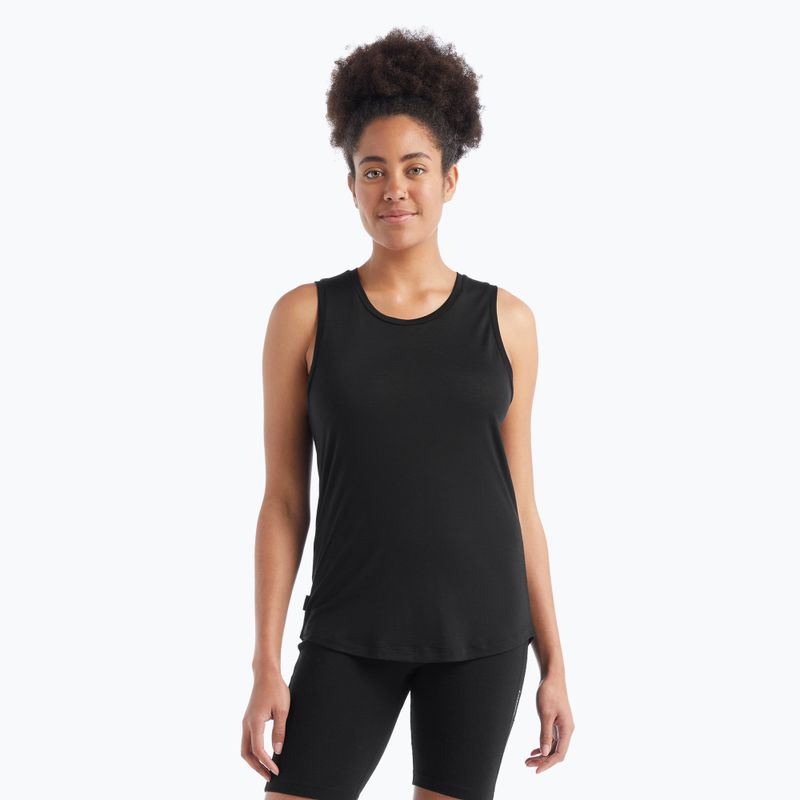 Icebreaker Sphere II Tank maglia da trekking da donna nera