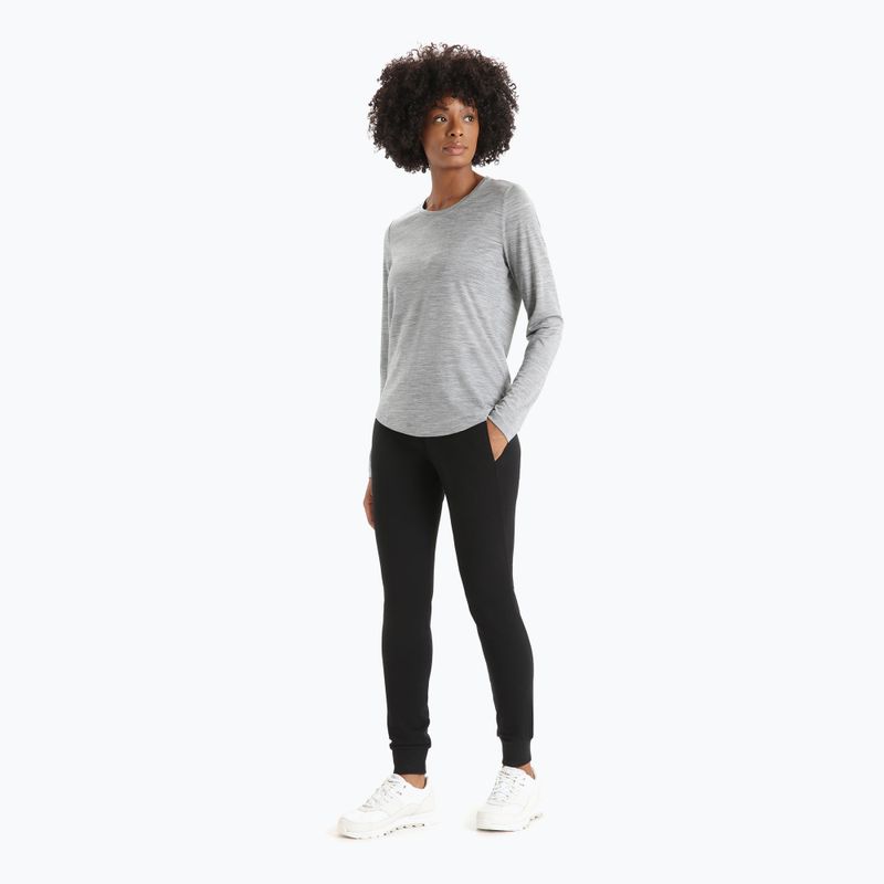 Icebreaker Sphere II metro heather trekking longsleeve da donna 2