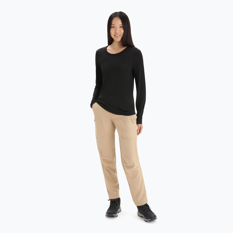 Icebreaker Sphere II manica lunga trekking donna nero 2
