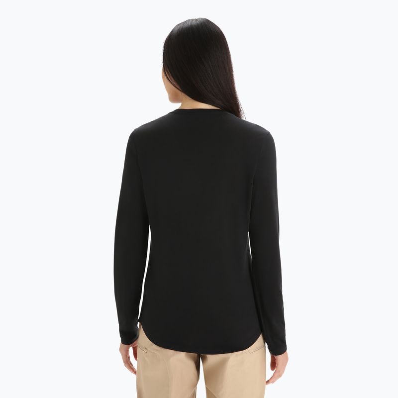 Icebreaker Sphere II manica lunga trekking donna nero 3