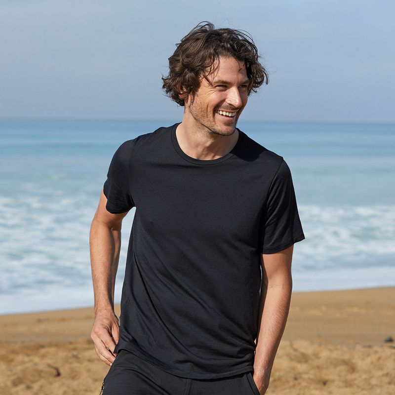 Camicia da trekking Icebreaker Sphere II da uomo, nero 7