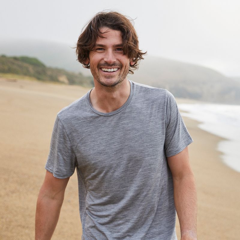 Camicia da trekking Icebreaker Sphere II metro heather da uomo 8