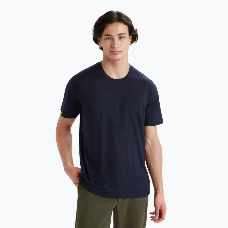 Camicia da trekking Icebreaker Tech Lite II midnight navy da uomo