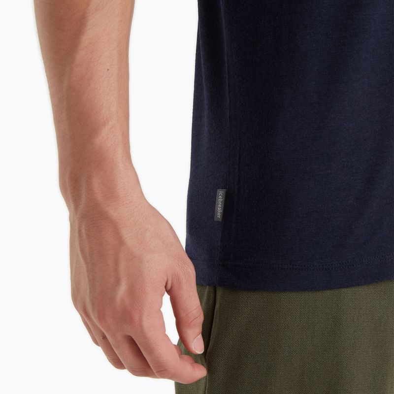 Camicia da trekking Icebreaker Tech Lite II midnight navy da uomo 5