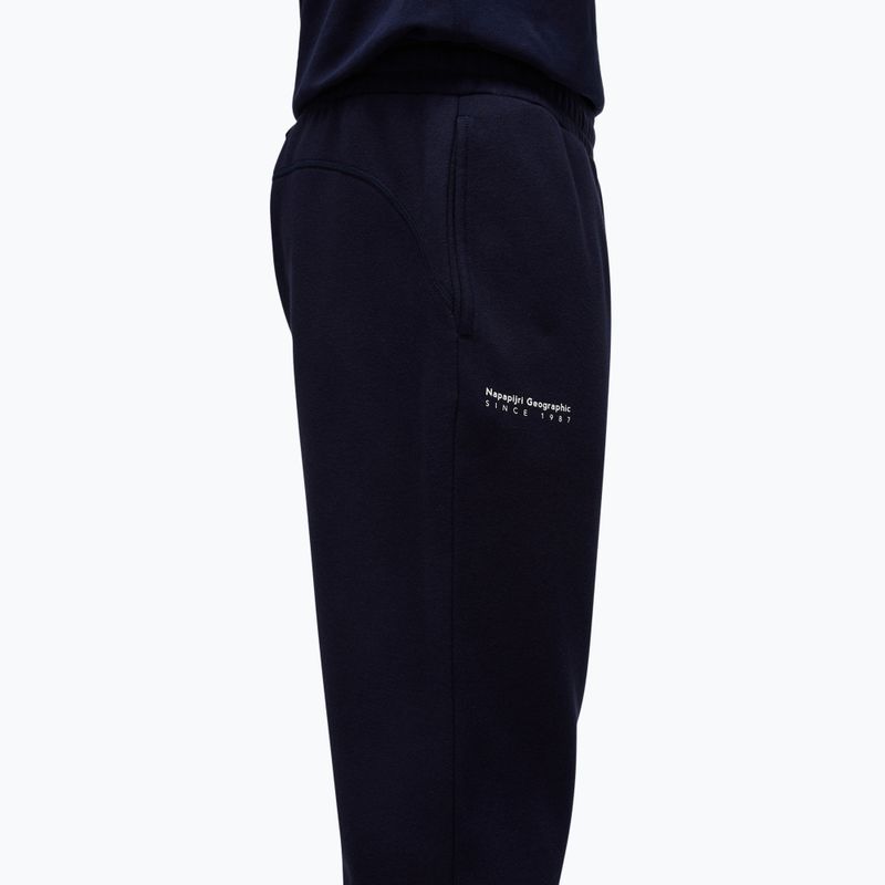 Pantaloni da uomo Napapijri M-Badge Cargo blu marine 4