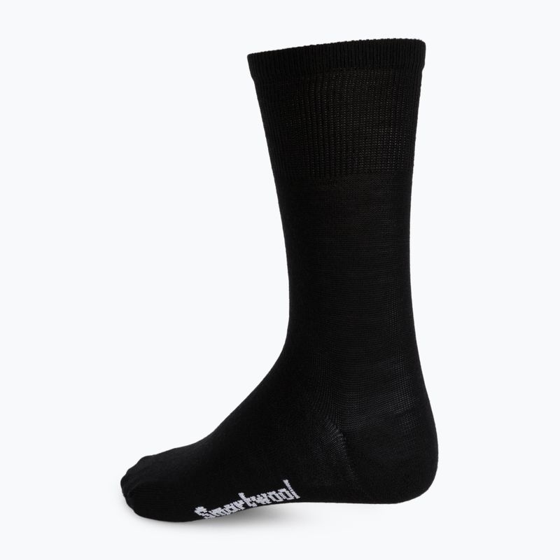 Calzini da trekking da uomo Smartwool Classic Hike Zero Cushion Liner Crew nero SW0016500011 2