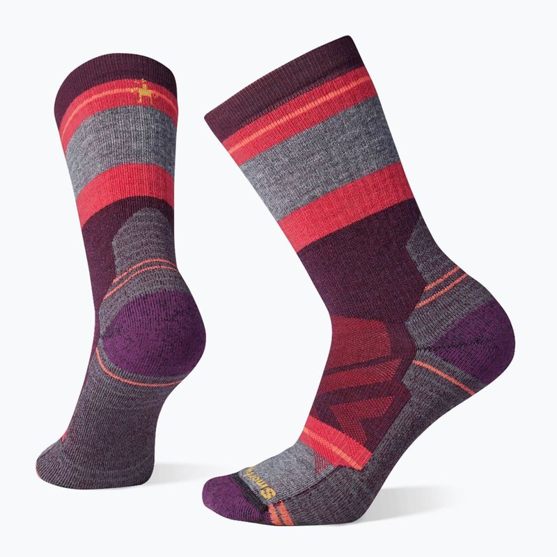 Calze da trekking Smartwool Hike Full Cushion Saturnsphere Crew bordeaux SW001584591 4