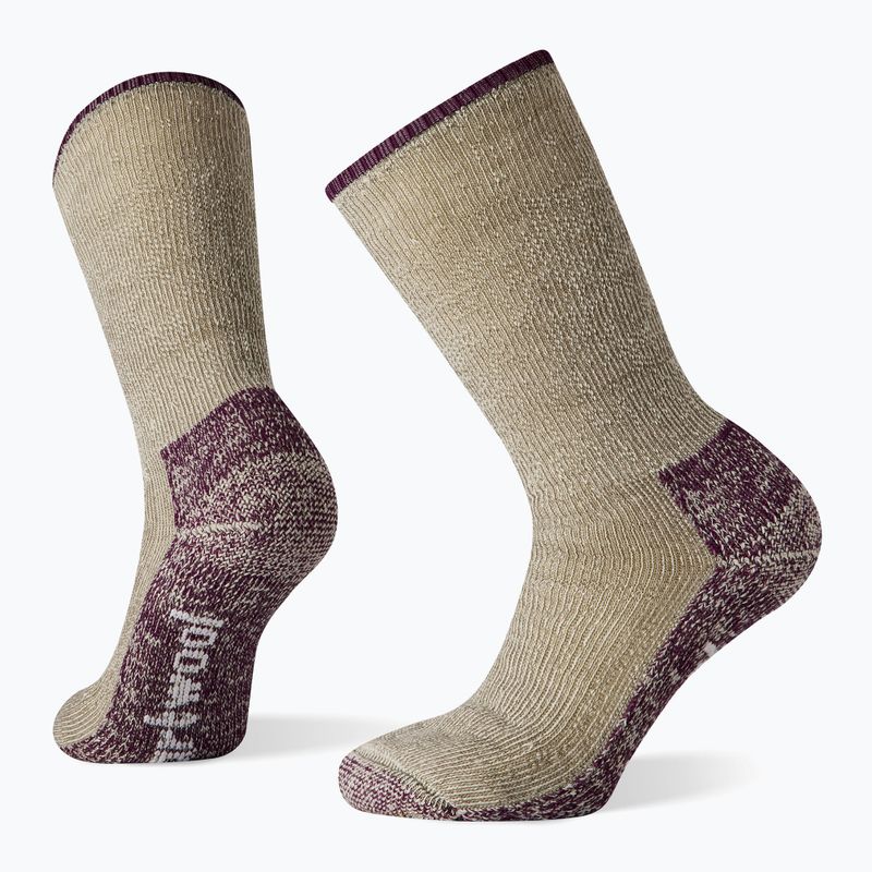 Calze da trekking da donna Smartwool Mountaineer Classic Edition Maximum Cushion Crew taupe