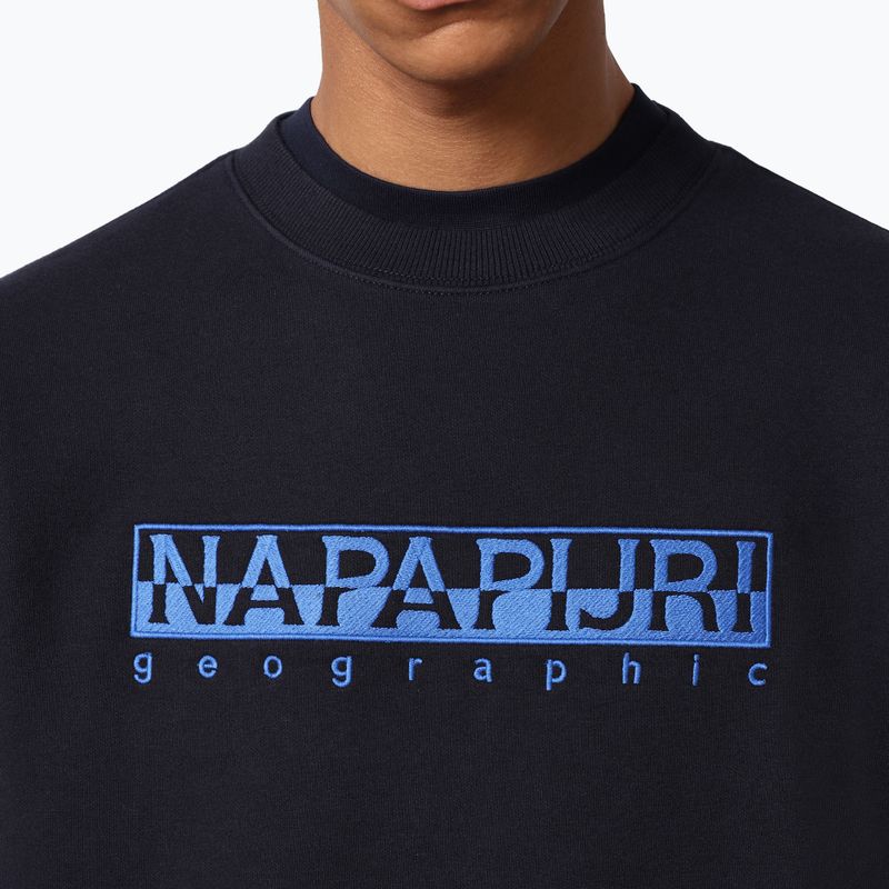 Felpa da uomo Napapijri NP0A4FQU azul marino 3