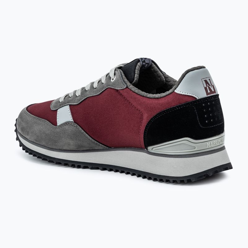 Scarpe da uomo Napapijri Cosmos grigio/rosso 3