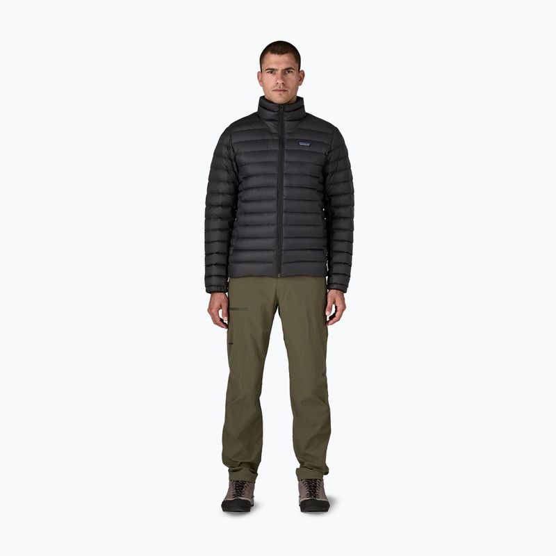 Piumino Patagonia da uomo nero 4