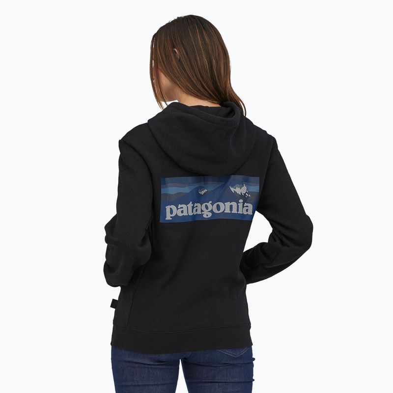 Patagonia Boardshort Logo Uprisal Hoody nero inchiostro 6