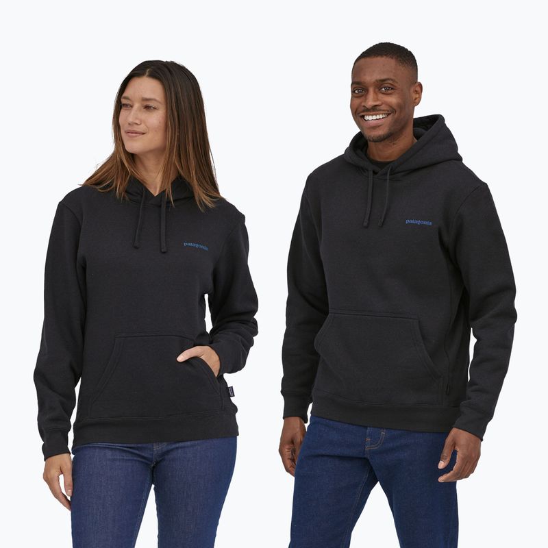Patagonia Boardshort Logo Uprisal Hoody nero inchiostro 3