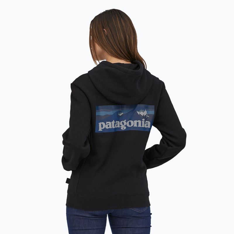 Patagonia Boardshort Logo Uprisal Hoody nero inchiostro 5